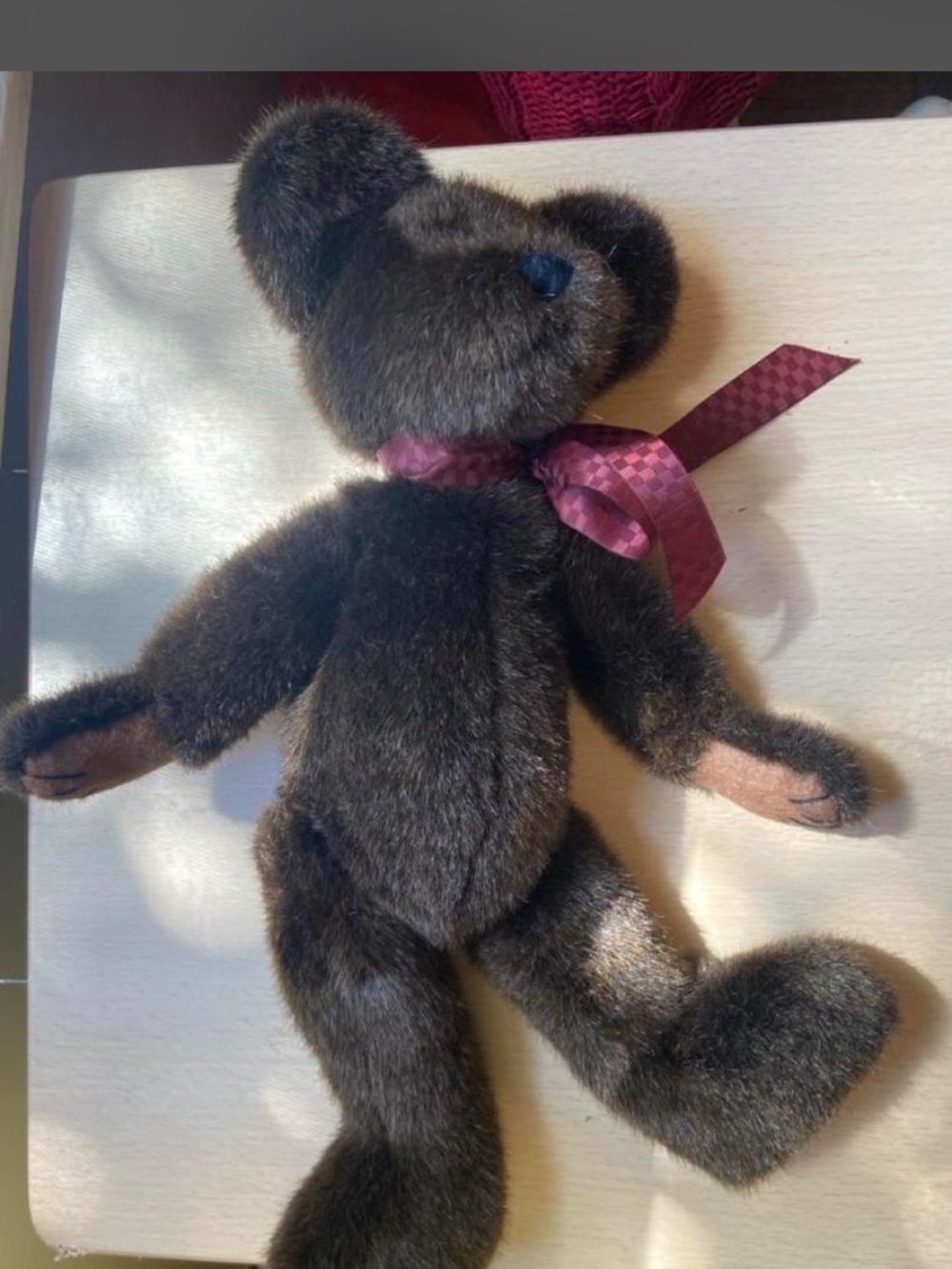 Vintage Dark chocolate Brown Boyd's Bear Perfect condition - Picture 4 of 4